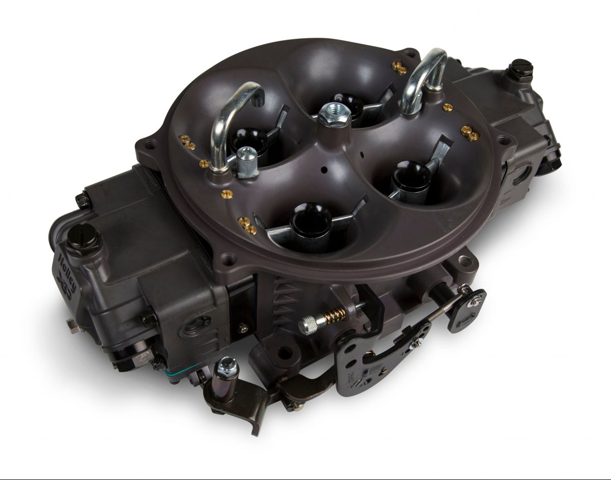 CARBURATEUR 4500 1050 Cfm 3 Cir - Hard Black Marine HOLLEY 0-80903HBM