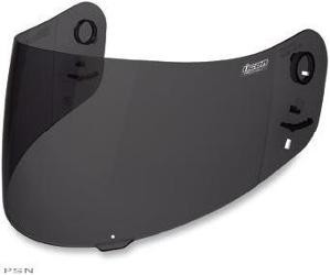 ICON PROSHIELD Visiere pour Casque Moto Noir Fum�e Fonc�e pour casque ALLIANCE et AIRFRAME 0130-0389