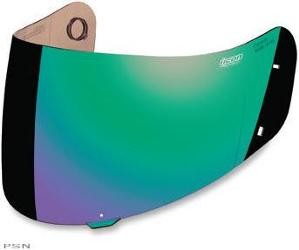ICON PROSHIELD Visiere pour Casque Moto Vert Iridium pour casque ALLIANCE et AIRFRAME 0130-0393