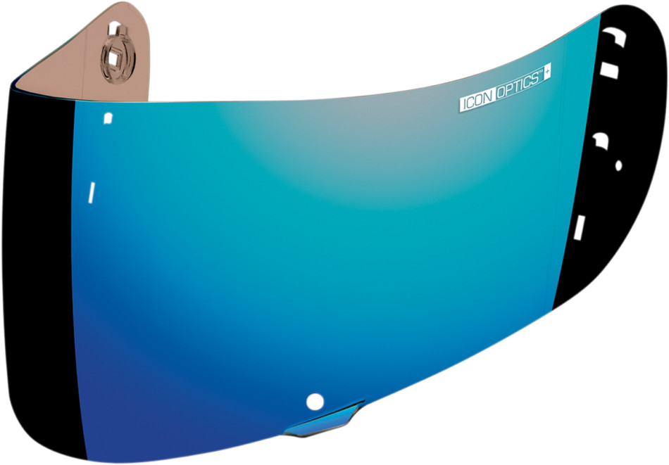 ICON PROSHIELD Visiere pour Casque Moto Bleu pour casque ALLIANCE et AIRFRAME 0130-0392