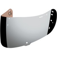 ICON OPTIC SHIELD Visiere pour Casque Moto Iridium ARGENT pour casque AIRMADA