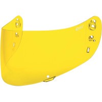ICON OPTIC SHIELD Visiere pour Casque Moto Noir Jaune pour casque AIRMADA