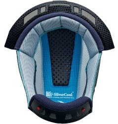 THOR MOUSSE PROTECTION INT�RIEUR LINER POUR CASQUE S14 VERGE GRIS/CYAN