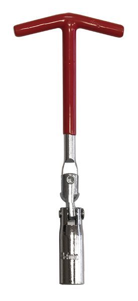 Cl� � bougie 14mm sur Rotule chrom�e