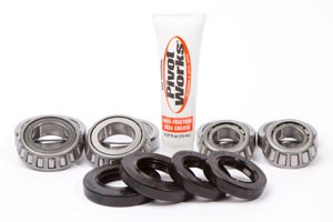 KIT ROULEMENTS CONIQUE + JOINTS SPY POUR MOYEUX AVANT X2 YAMAHA YFZ 450 2004-2009