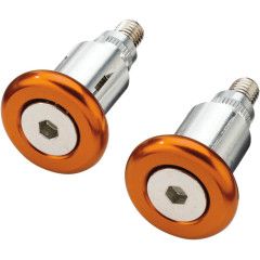MOOSE RACING EMBOUT POUR GUIDON EN ACIER ORANGE