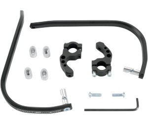 MOOSE RACING PROTECTION BARRE CONTOUR ALUMINIUM POUR MAINS 22mm STANDARD NOIR (2)