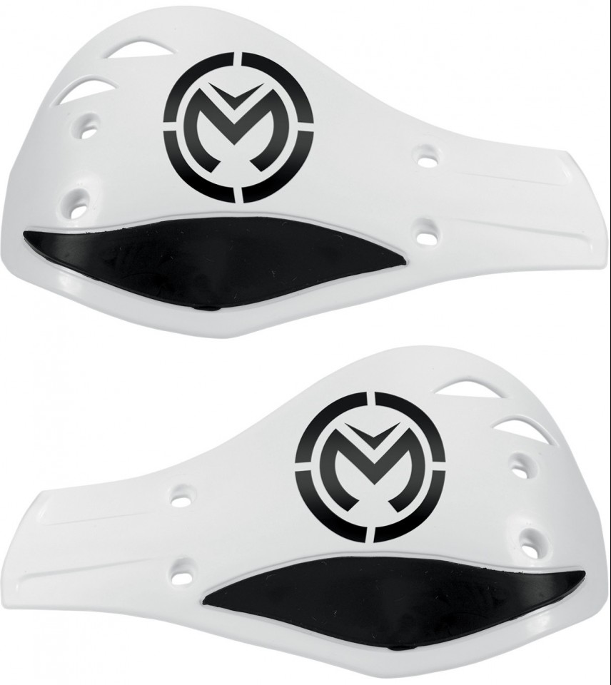 MOOSE RACING PROTECTION D�FLECTEUR PROT�GE MAINS CONTOUR BLANC/NOIR