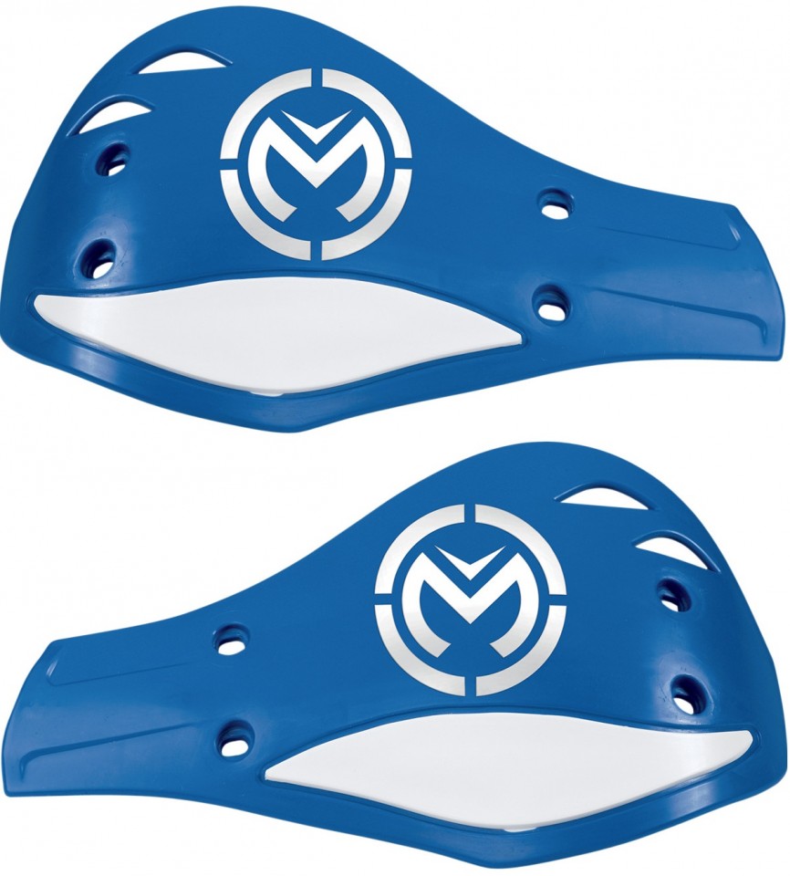 MOOSE RACING PROTECTION D�FLECTEUR PROT�GE MAINS CONTOUR BLEU/BLANC