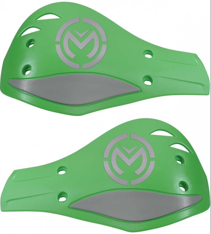 MOOSE RACING PROTECTION D�FLECTEUR PROT�GE MAINS CONTOUR FLEX VERT/SILVER
