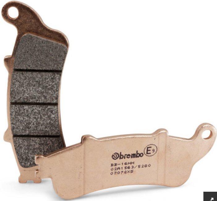 BREMBO SINTER XS FREINAGE PERFORMANT SCOOTER PLAQUETTES DE FREIN AVANT 07072XS HONDA 600 SILVERWING 2001-2002