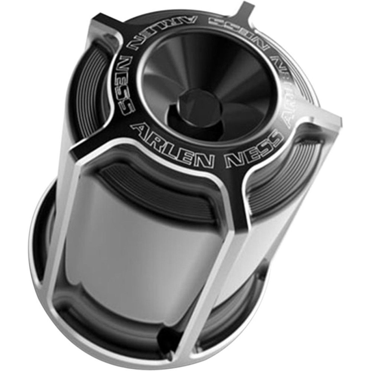 ARLEN NESS 0712-0430 FILTRE A HUILE ALU BEVELED BLACK REUTILISABLE HARLEY DAVIDSON FLHR 1999-2016