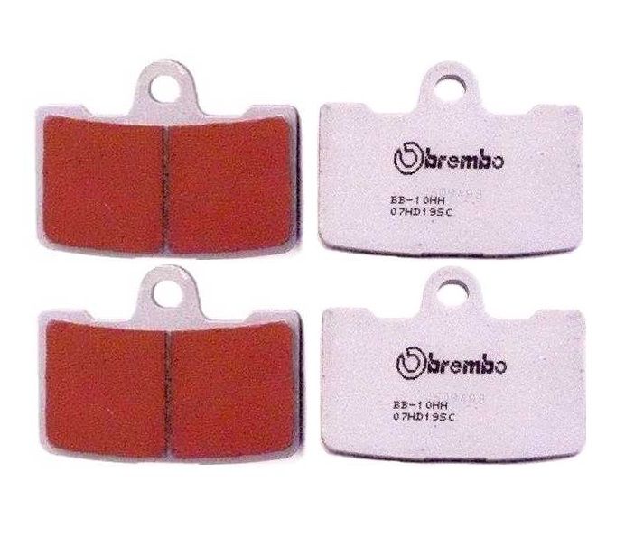 BREMBO SC SINTER RACING ROAD PLAQUETTES DE FREIN AVANT 07HD19SC ETRIER ZTL2 (lot 4 plaquettes) par forme
