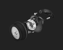 VANCE & HINES 71029 VO2 AIR INTAKE NAKED 1010-1611*