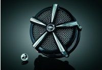 KURYAKYN 9514 COMPLETE MACH 2 AIR CLEANER ASSEMBLY BLACK & CHROME