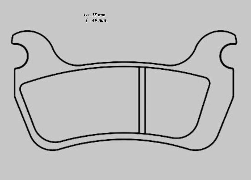 BERINGER RACING PLAQUETTES QUAD 1158R2 BERINGER 2 PISTONS AEROTEC