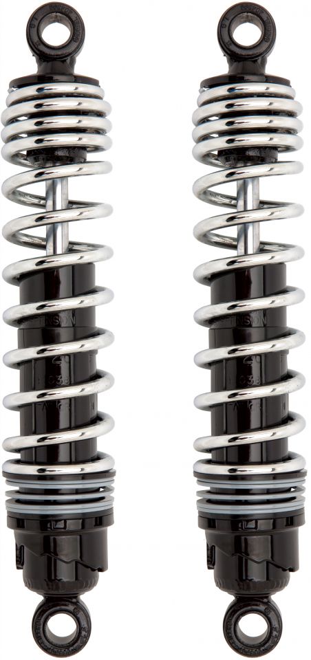 PROGRESSIVE SUPENSION AMORTISSEURS 1310-0941 412 CRUISE SERIES HEAVY DUTY SHOCKS CHROME 12