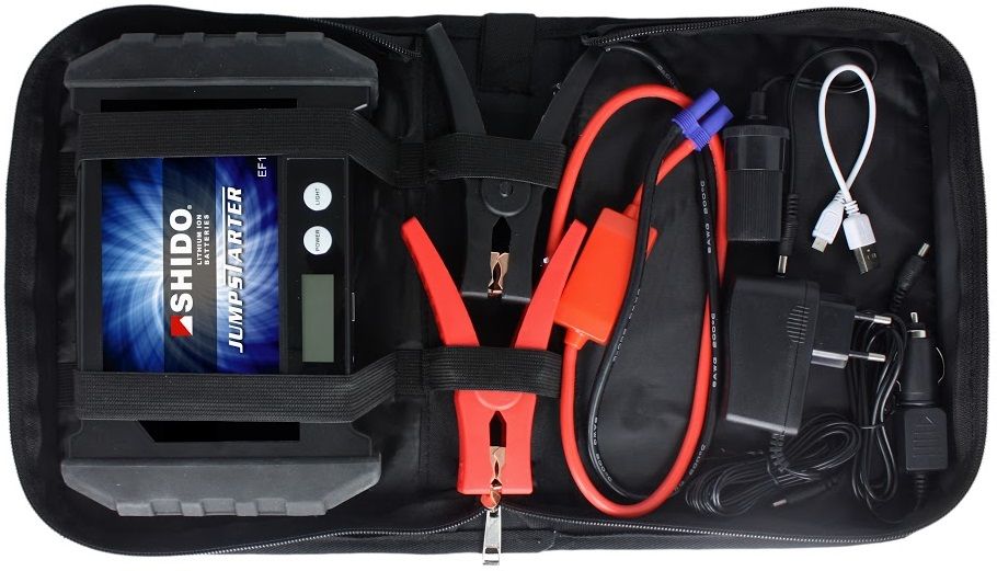 BATTERIE BOOSTER DE DEMARRAGE SHIDO JUMPSTARTER JS EF16000612 S CHARGEUR TELEPHONE PORTABLE ETC