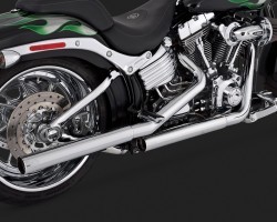 1801-0258 16831 VANCE & HINES EXHAUST STRAIGHTSHOTS HARLEY DAVIDSON FXSBSE 1800 BREAKOUT CVO 2013-2014* (2)