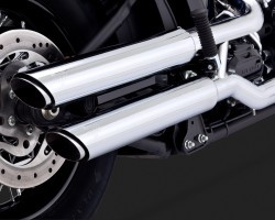 1801-0384 16835 VANCE & HINES EXHAUST TWIN SLASH 3
