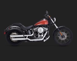 1801-0384 16835 VANCE & HINES EXHAUST TWIN SLASH 3