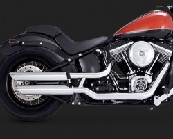 1801-0384 16835 VANCE & HINES EXHAUST TWIN SLASH 3