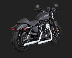 1801-0678 16863 VANCE & HINES EXHAUST 
STRAIGHTSHOTS HS SLIP-ONS
 HARLEY DAVINDSON XL 883 N IRON 2014-2016*