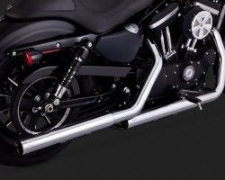 1801-0678 16863 VANCE & HINES EXHAUST 
STRAIGHTSHOTS HS SLIP-ONS
 HARLEY DAVINDSON XL 883 N IRON 2014-2016* (4)