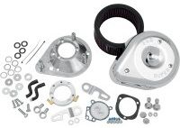 S&S 1010-2167 / 170-0306B Chrome Teardrop Air Cleaner Kit HARLEY DAVIDSON XL 1200X FORTY EIGHT 2007-2017 STOCK EFI