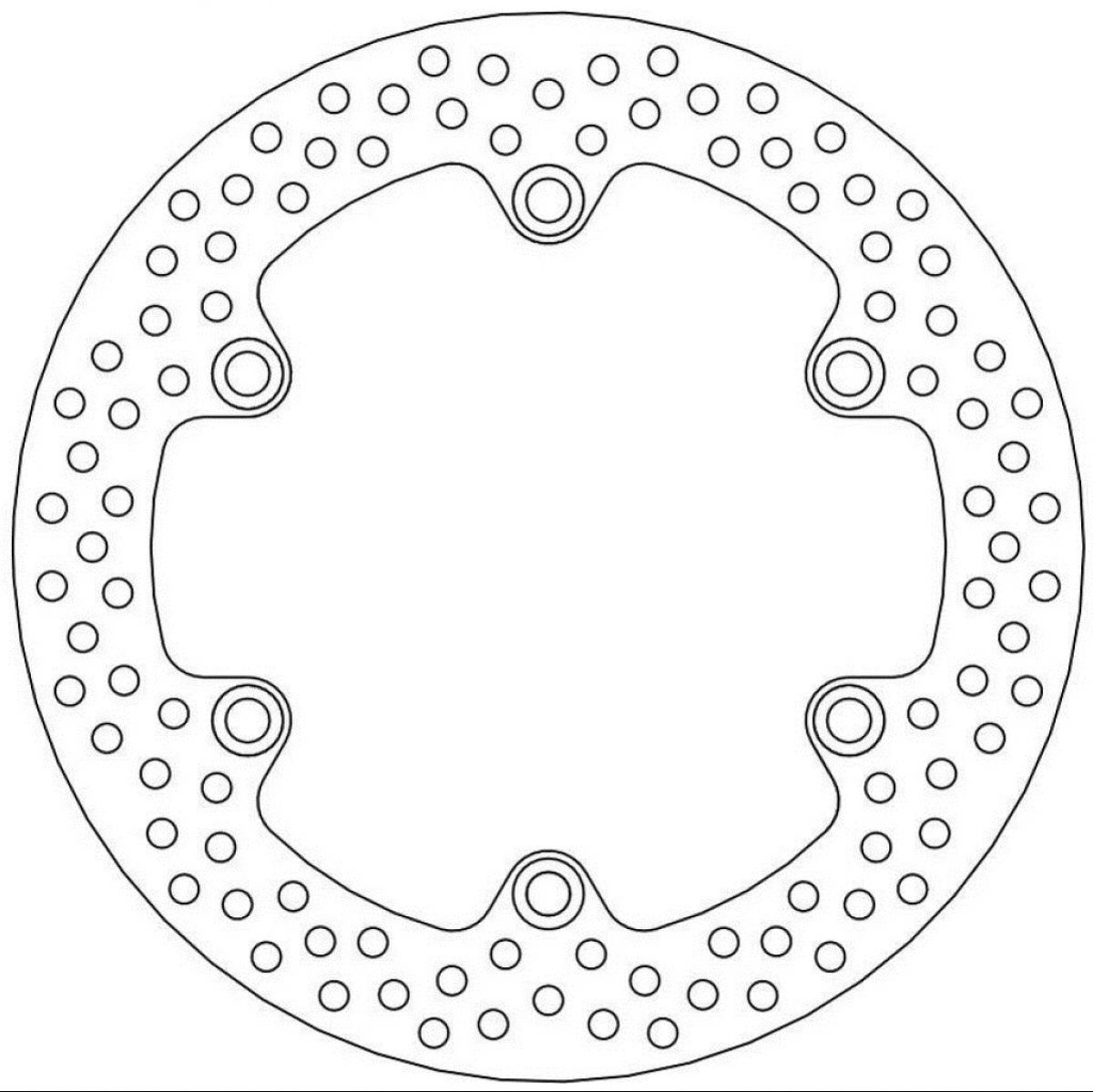 MOTO MASTER DISQUE ARRI�RE 256mm 1710-1644 HONDA XL 1000 VARADERO ABS 2004-2011