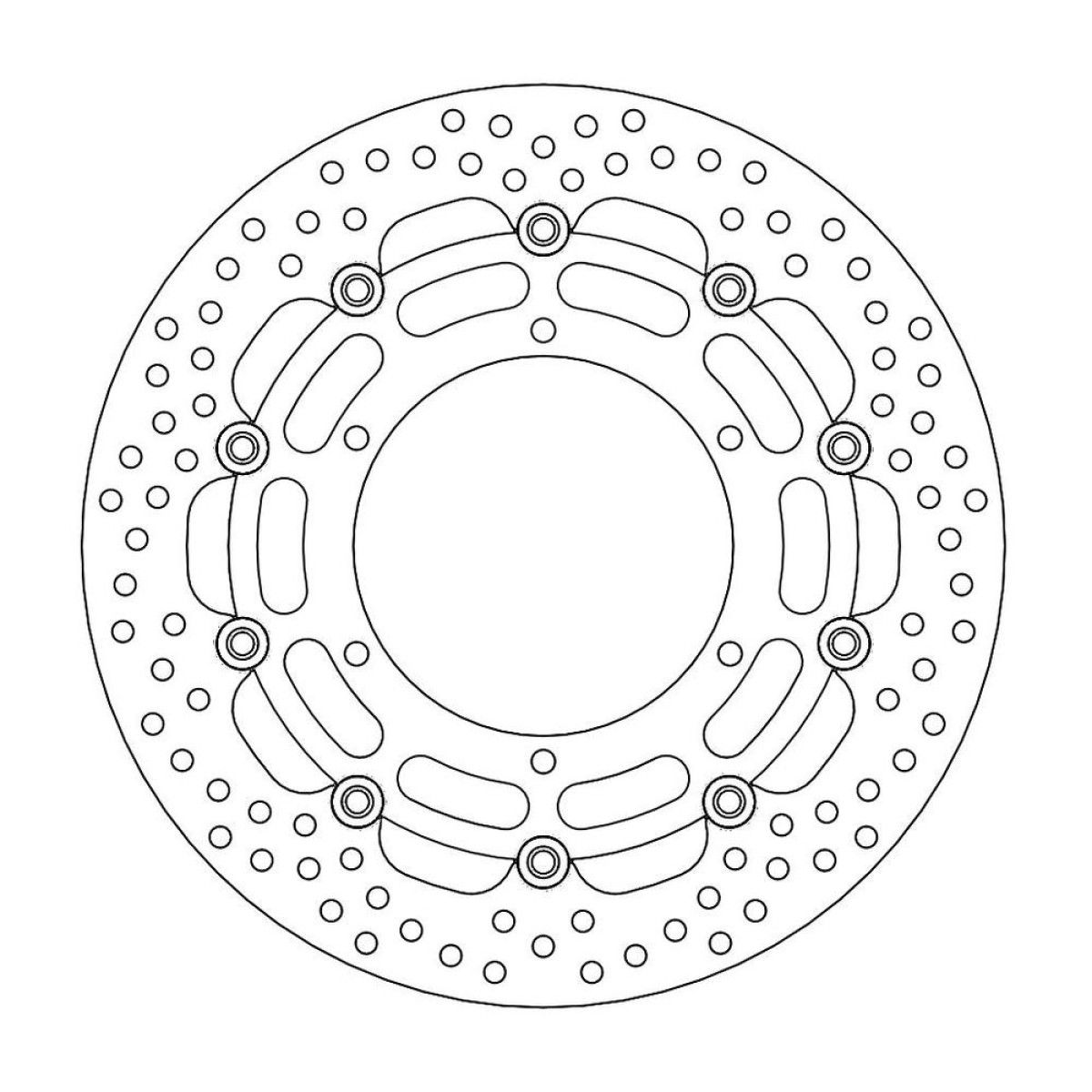 MOTO MASTER DISQUE DE FREIN AVANT ROND 320mm 1710-1712 YAMAHA 1300 FJR 2003-2015