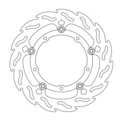MOTO MASTER DISQUE AVANT FLAMME 1710-2524 DROIT YAMAHA 700 MT07 MT-07 2014-2016 (2)