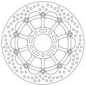 MOTO MASTER DISQUE AVANT ROND 1710-1745 SUZUKI SV 650 1999-2002