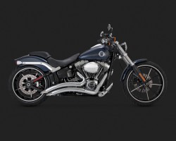 1800-1582 26065 VANCE & HINES EXHAUST BIG RADIUS 2 EN 2 HARLEY DAVIDSON FXSBSE 1800 BREAKOUT CVO 2013-2014* (3)