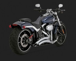 1800-1582 26065 VANCE & HINES EXHAUST BIG RADIUS 2 EN 2 HARLEY DAVIDSON FXSBSE 1800 BREAKOUT CVO 2013-2014*