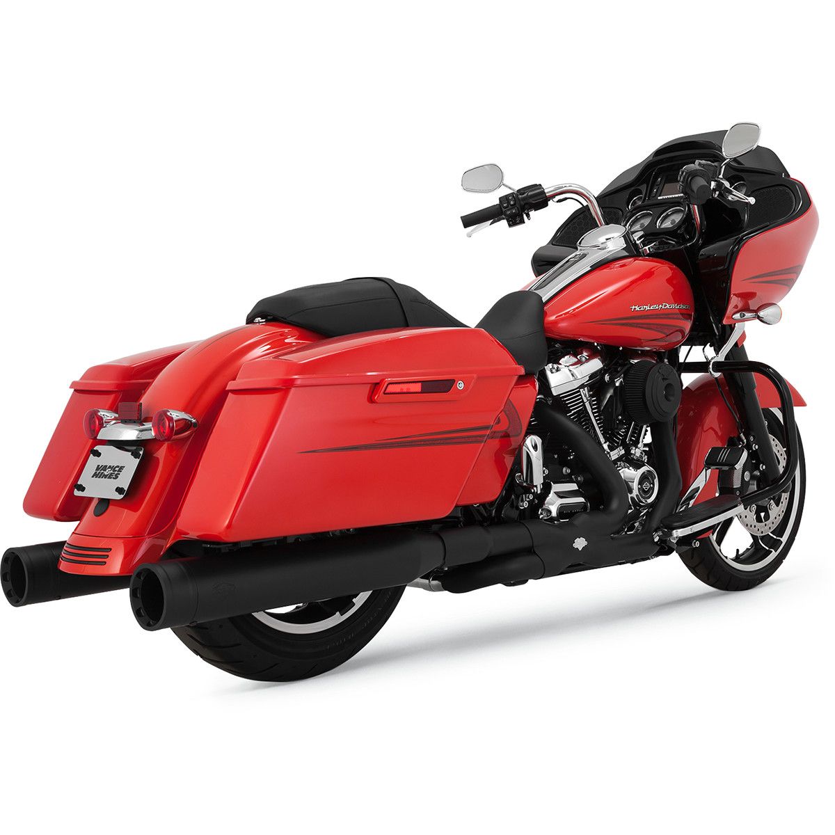 1802-0363 VANCE & HINES POWER DUAL BLACK FLHXSE 1868 STREET GLIDE ABS 2017-2019