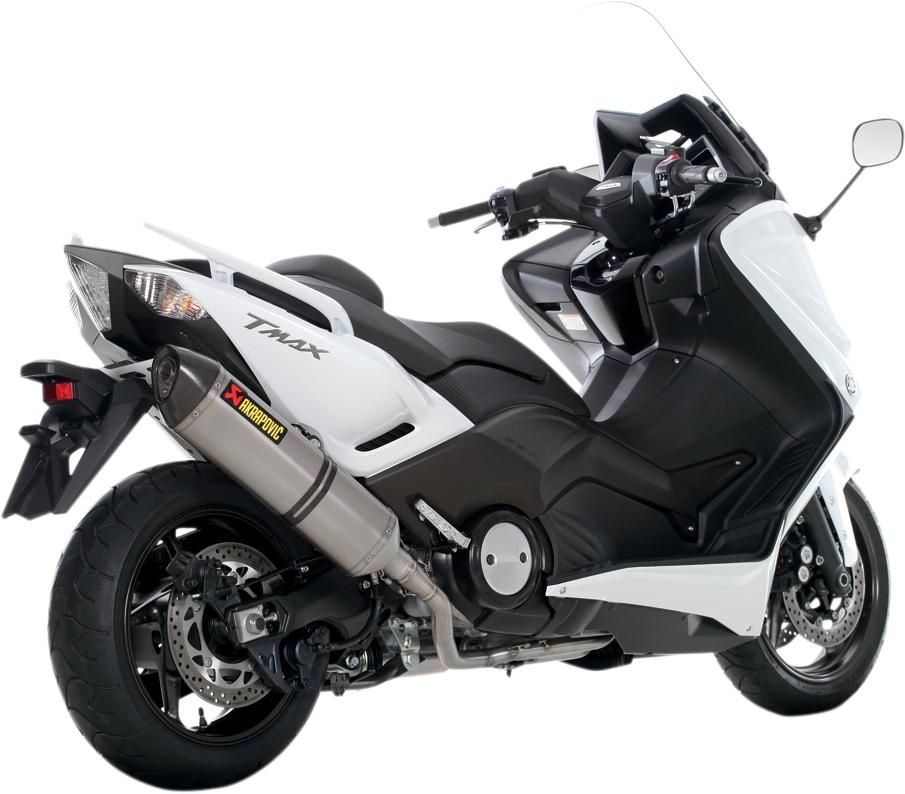 YAMAHA XP 530 TMAX T-MAX TMAX 2012-2016 LIGNE ECHAPPEMENT AKRAPOVIC EXHAUST RACING SS TITANIUM S-Y5R2-RT 18102128 (2)
