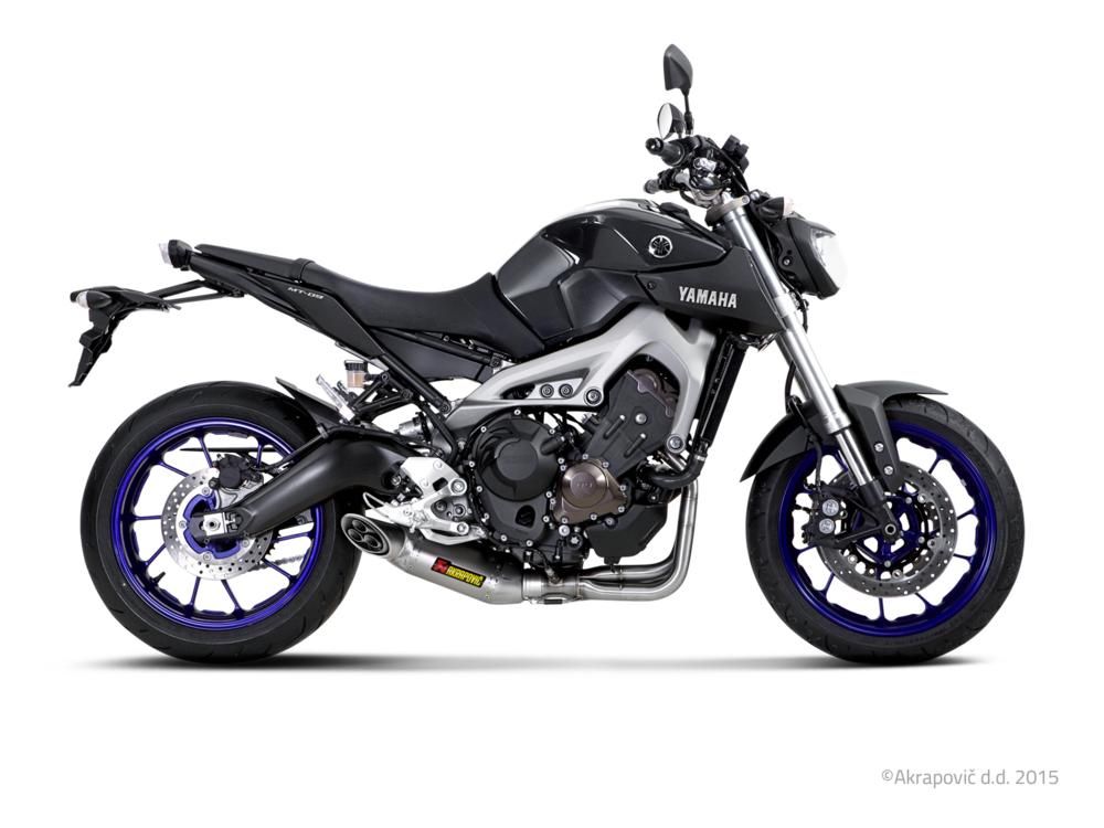 YAMAHA FJ 09 2015-2016 LIGNE ECHAPPEMENT AKRAPOVIC EXHAUST RACING SS TITANIUM S-Y9R3-HAFT 18102230 (2)