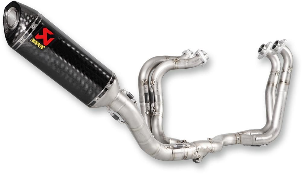 APRILIA RSV4 2015 AKRAPOVIC LIGNE D ECHAPPEMENT CARBON TITANIUM FIBRE DE CARBONE 4 EN 1 EVOLUTION S-A10E8-RC 18102298