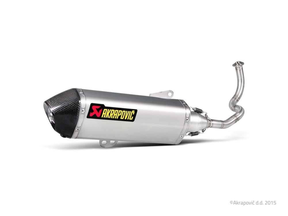 LIGNE D ECHAPPEMENT AKRAPOVIC EXHAUST RACING SS S-H125R2-HRSS 18102345