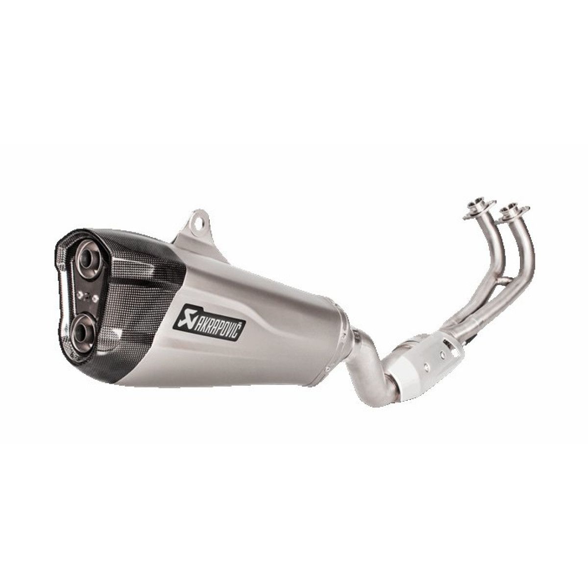 AKRAPOVIC LIGNE ECHAPPEMENT EXHAUST RACING ACIER INOXYDABLE ET TITANE S-Y5R3-HZEMT/1 YAMAHA T-MAX 530 TMAX 2017-2019