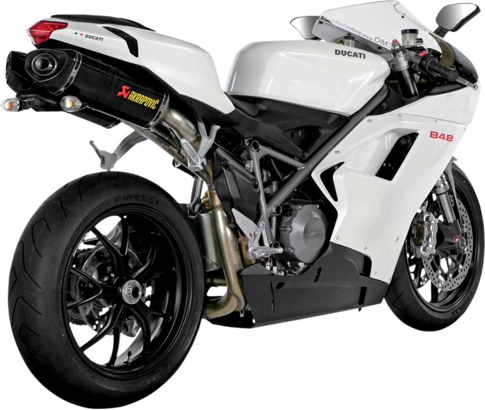 DUCATI 1098 S 2007-2009 POT D ECHAPPEMENT SLIP-ON AKRAPOVIC MUFFLERS CARBON FIBER S-D10SO3-ZC -18111463 (4)