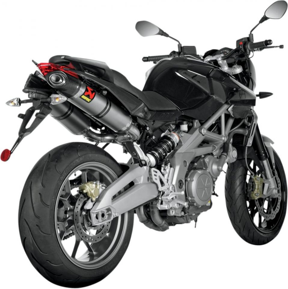 APRILIA SHIVER 750 2010-2016 POT D ECHAPPEMENT SLIP-ON AKRAPOVIC MUFFLERS TITANIUM S-A7SO3-HDT 18112261 (2)
