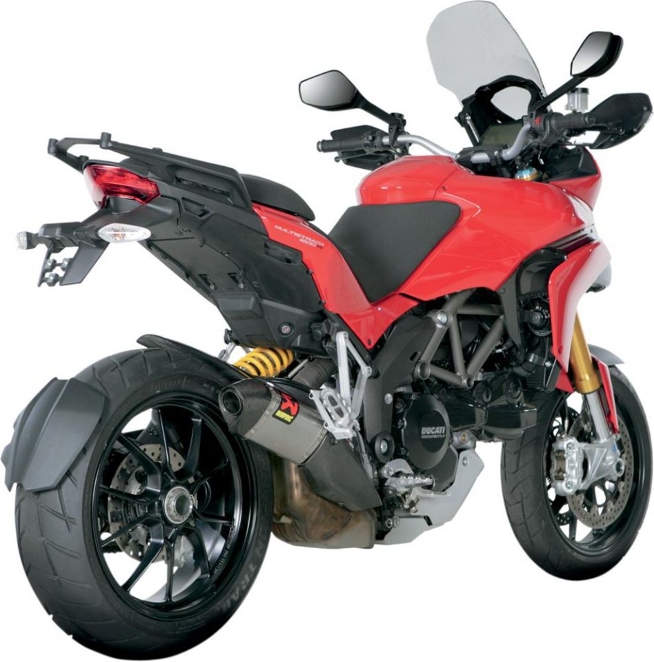 DUCATI MULTISTRADA 1200 ET 1200S 2014 POT D ECHAPPEMENT AKRAPOVIC MUFFLER TITANIUM CARBON FIBER S-D12SO1-HAPT 18112298 (2)