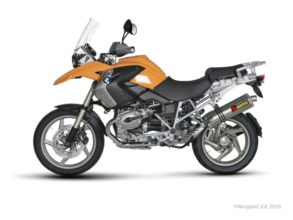 BMW R 1200 GS 2004-2009 POT D ECHAPPEMENT AKRAPOVIC MUFFLER TITANIUM CLIP-ON S-B12SO2-HLTT 18112596 (2)