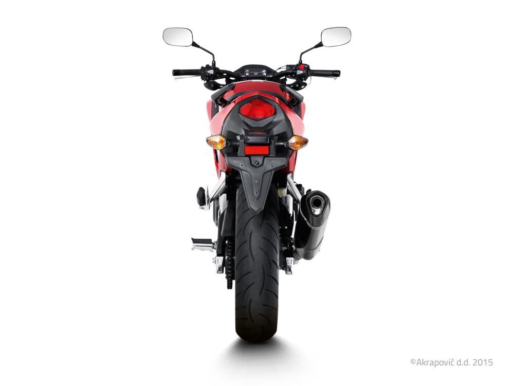 HONDA CB 400 F 2013-2015 POT D ECHAPPEMENT AKRAPOVIC MUFFLER CARBON FIBER S-H5SO2-HRC 18112604 (2)