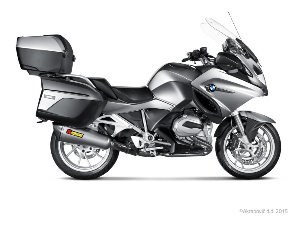 BMW R 1200 RT 2014-2016 POT D ECHAPPEMENT AKRAPOVIC MUFFLER TITANIUM SLIP-ON S-B12SO11-HLGT 18112637 (2)