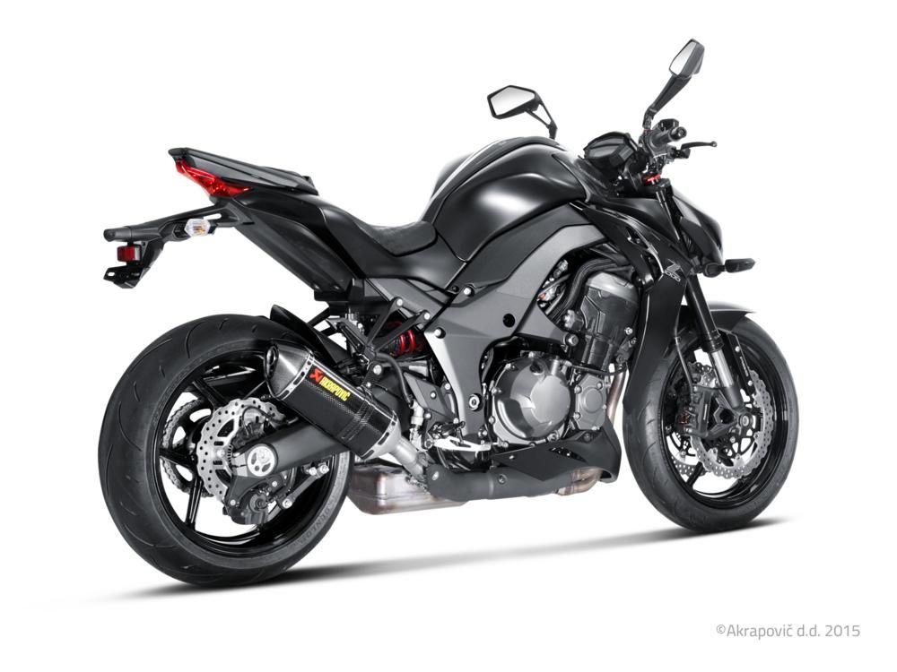 KAWASAKI Z 1000 2014-2016 POT D ECHAPPEMENT SLIP-ON AKRAPOVIC MUFFLERS CARBON FIBER S-K10SO10-HZC 18112638 (2)