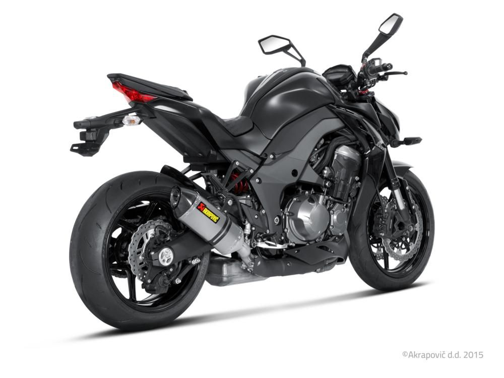 KAWASAKI Z 1000 2014-2016 POT D ECHAPPEMENT SLIP-ON AKRAPOVIC MUFFLERS TITANIUM S-K10SO10-HZT 18112639 (2)