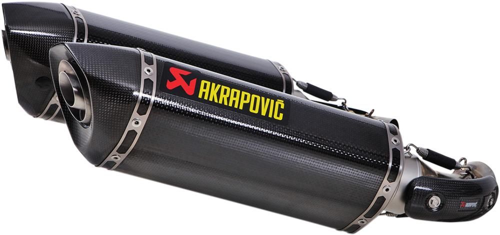 DUCATI MONSTER 1100 S 2009-2010 POT D ECHAPPEMENT SLIP-ON AKRAPOVIC MUFFLERS CARBON FIBER S-D10SO7-HZC 18112653